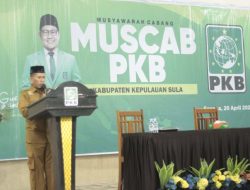 Mewakili Bupati Sula, Asisten I Resmi Buka Muscab DPC Partai PKB