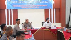 Hadirkan Pelayanan yang Lebih Baik bagi Masyarakat, Polres Sula Terima Evaluasi dari Polda Malut
