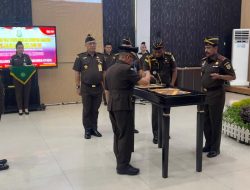 Aspidsus Kejati Malut dan Kajari Halut Resmi Dilantik, Sufari:Jaga Citra dan Marwah Institusi