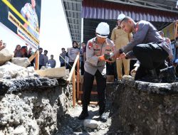 Diakhir Pengabdian, Irjen Pol. Waris Agono Peletakan Batu Pertama Gedung SPKT Polda Malut