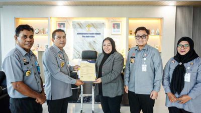 Wakil Gubernur Malut Sarbin Catatkan Hak Cipta Lagu Maluku Utara Bangkit Juara 