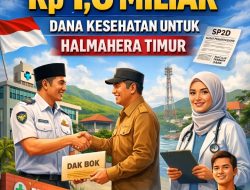 KPPN Tobelo Salurkan DAK BOK Tahap I, Haltim Terima Rp1,6 Miliar