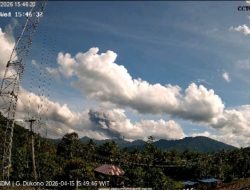 Pantauan Terkini Erupsi Gunung Dukono, Kolom Abu Capai target 2.500 M