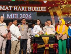 Wakapolda Malut Hadiri Peringatan Hari Buruh Internasional 2026 di PT IWIP, Halteng