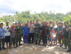 Pangdam XV/Pattimura Kunjungi Lokasi TMMD ke-128 di Gane Timur Halmahera Selatan