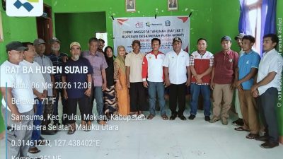 Kopdes Merah Putih Desa Suma Halsel Gelar RAT ke – Tahun 2026