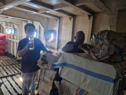 Polsek KP3 Ahmad Yani Ternate Kembali Sita Ratusan Botol Cap Tikus dari Manado