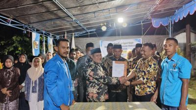 Ketua KNPI Sula Resmi Lantik Pengurus Pemuda Desa Wailia 