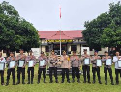 Belasan Personel Polres Halut Terima Penghargaan atas Dedikasi Dalam Misi Kemanusiaan