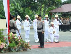 Brigjen Pol. Arif Budiman Menerima Pataka Polda Maluku Utara dari Irjen Waris Agono