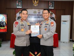 Kapolda Maluku Utara Terima Laporan Kesatuan dan Dukungan Penuh Jajaran