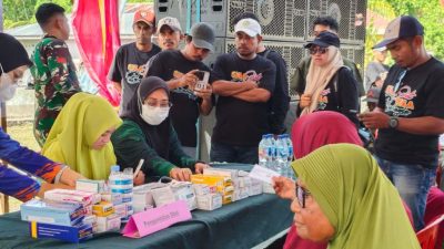 Menyambut HUT ke-23 Pemkab Sula bersama Insan Pers Gelar Pengobatan Gratis