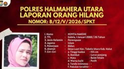 Bidan Muda di Halmahera Utara Dilaporkan Hilang