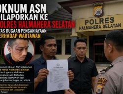 Tak Terima di Beritakan Pesta Miras di Caffe, Oknum ASN di Halsel Aniaya Wartawan