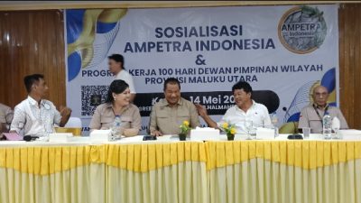 AMPERTA Maluku Utara Sosialisasikan Program Kerja 100 Hari Kepengurusan Perjuangkan Hak Penambang