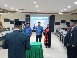 Sekda Halut Lantik Dua Pejabat Eselon II, Tekankan Profesionalisme dan Loyalitas