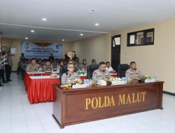 Penegasan Wakapolda Malut kepada Pesonel Lat Pra Ops Patuh Kie Raha 2026