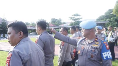 Gelar Gaktiblin di Polres Halsel, Propam Polda Malut Tegaskan Komitmen Narkoba dan Judi Online