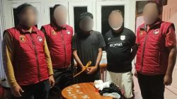 Pemuda Diduga Pengedar Tembakau Sintetis  Ditangkap di Wilayah Tambang Halteng