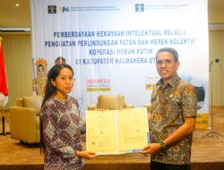 Kemenkum Malut Serahkan Sertifikat Merek Dhavocs, Dukung Jasa Pendidikan dan Pelatihan di Halut