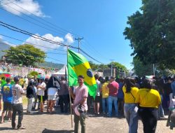 Padati Benteng Oranje, Ribuan Suporter Brazil di Ternate Rayakan Kemenangan atas Haiti