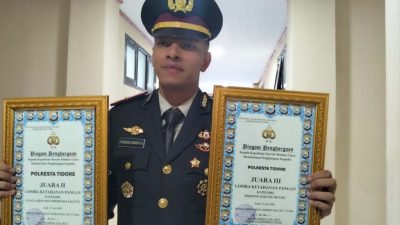 Dorong Ketahanan Pangan, Polresta Tidore Dapat Dua Penghargaan dari Kapolda Malut, di HUT Bhayangkara  ‎