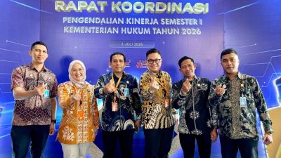 Kemenkum Malut Ikuti Rakor Kinerja Semester I 2026
