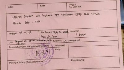 Dugaan Korupsi Tunjangan DPRD Ternate yang Diduga Seret Wali Kota dan Sekda Jadi Atensi Jampidsus
