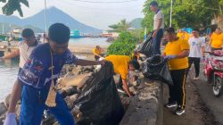 Polairud Polda Malut Kerja Bakti Pembersihan di PPN Ternate