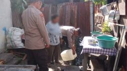 Polsek Obi Musnahkan Puluhan Liter Miras di Wayaloar Halsel