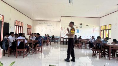 Polres Sula Edukasi Pelajar MAN 1 Sanana tentang Tertib Lalu Lintas, Anti-Bullying, dan Bahaya Narkoba