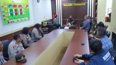 Kapolres Ternate Perkuat Sinergitas dengan TNI dan Kejaksaan, Bangun Kolaborasi Jaga Kamtibmas