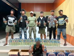 Diduga Edarkan Miras Ratusan Botol, Pria asal Kalumata Ternate Ditangkap Polisi 