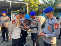 Bidpropam Polda Maluku Utara Gelar Pemeriksaan Senpi di Ditpolairud 