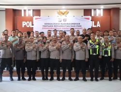 Tingkatkan Kedisiplinan Personil, Bidpropam Polda Malut Lakukan Gaktibplin di Polres Kepulauan Sula