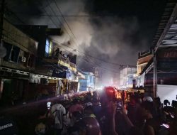 Kebakaran Ruko Rahma Grosir di Bastiong Ternate Diduga Akibat Korsleting Listrik