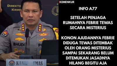 Polisi Bantah Ajudan Febrie Adriansyah Tewas Ditembak, Bagaimana Awal Mula Kabar Beredar?