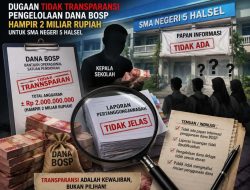 Dana Pendidikan Rp2 Miliar di SMA Negeri 5 Halsel Dipertanyakan