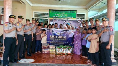Siswa SIP Angkatan 56 Polda Malut Gelar Bakti Sosial di Panti Asuhan Qur’ani