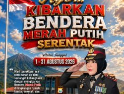 Untuk Menghormati Jasa Para Pahlawan, Kapolres Ternate Ajak Kibarkan Bendera Merah Putih
