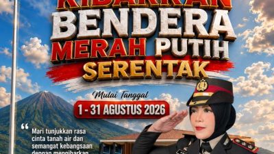 Untuk Menghormati Jasa Para Pahlawan, Kapolres Ternate Ajak Kibarkan Bendera Merah Putih