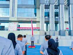 Kakanwil Kemenkum Malut Pimpin Apel Pagi, Tekankan Semangat Kemerdekaan dan Optimalisasi Pelayanan Publik