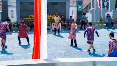 Kemenkum Malut Semarakkan Hari Pengayoman dan HUT RI ke-81 melalui Pertandingan Gawang Mini Dangdut