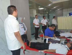 Semarak Hari Pengayoman ke-81, Kanwil Kemenkum Malut Gelar Donor Darah dan Cek Kesehatan Gratis
