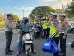 Sambut HUT ke-81 RI, Ditlantas Polda Malut Gelar Polantas Karib di Ternate