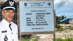 Rp 225 Juta DD Untuk Pembangunan Gedung Kantor Desa Fursuy di Tanimbar Dipertanyakan 