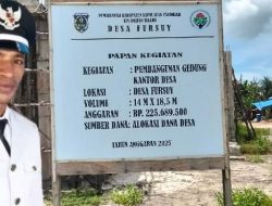 Rp 225 Juta DD Untuk Pembangunan Gedung Kantor Desa Fursuy di Tanimbar Dipertanyakan 