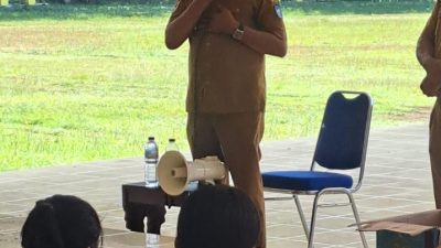 Jelang HUT RI Ke-81, Wakil Bupati Halut  Pantau Langsung Latihan Paskibraka