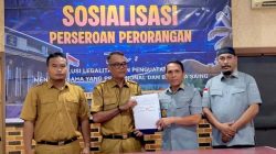 Kemenkum Malut Gelar PKS dan Sosialisasi Percepatan Pembentukan Perseroan Perorangan bagi Pelaku Usaha di Halteng