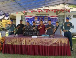 Lanal Ternate Amankan Kapal Diduga Bom Ikan di Perairan Halmahera Utara 